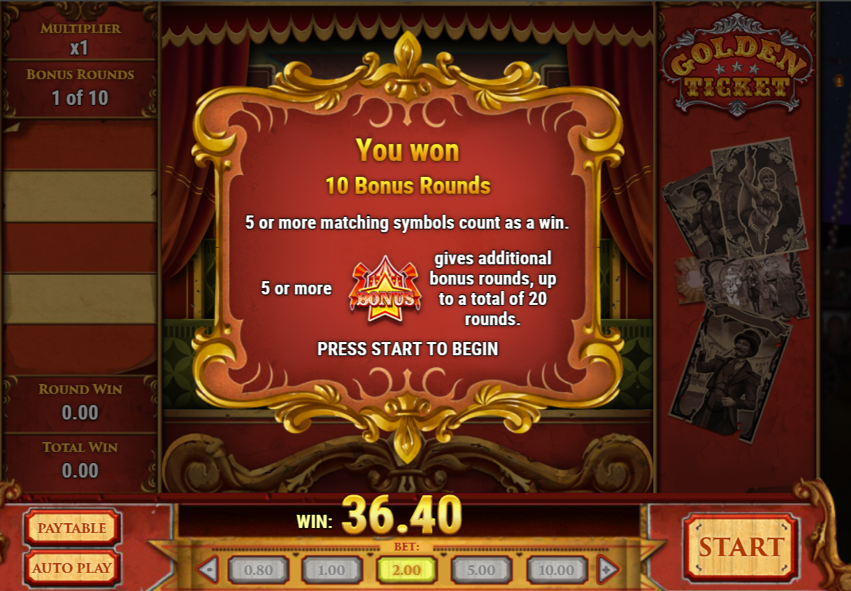 Razones para jugar en Golden Ticket